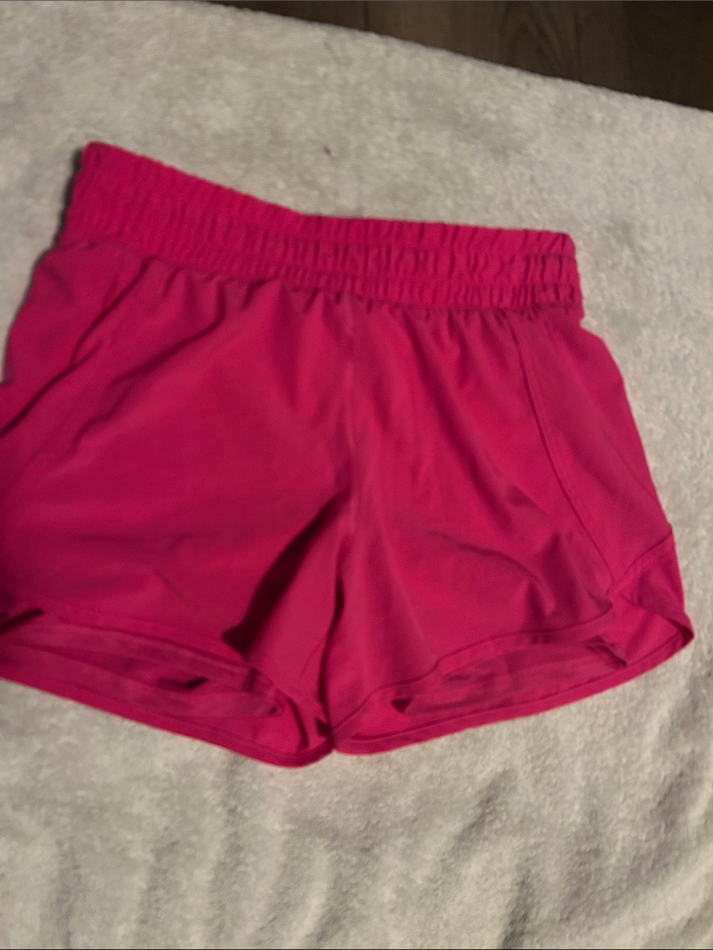 Avia Women's Bright Pink Elastic-Waist Athletic Shorts